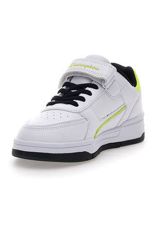 Weiße Turnschuhe mit Klettverschluss, Tear Champion Rebound Heritage B Ps
