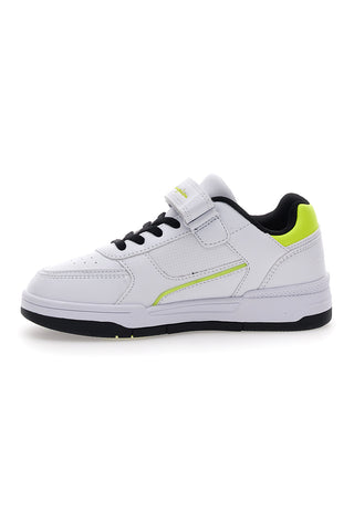 Weiße Turnschuhe mit Klettverschluss, Tear Champion Rebound Heritage B Ps