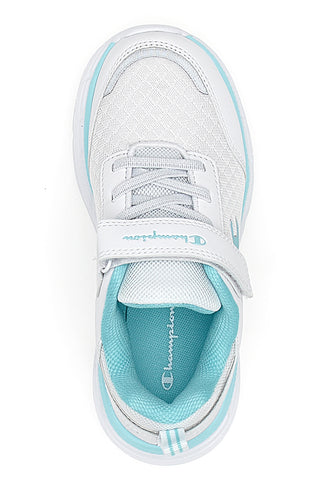 Sneakers Bianche e Azzurre Con Strappo Champion FX III G PS