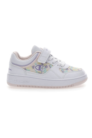Sneakers Bianche con Velcro Champion Rebound Graphic