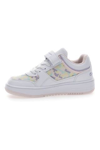 Sneakers Bianche con Velcro Champion Rebound Graphic