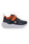 Blaue und orangefarbene First Steps Champion Sofety Evolve B TD-Sneaker