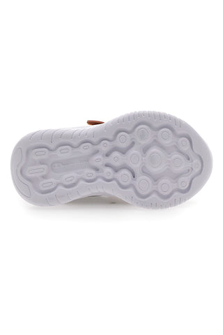 Blaue und orangefarbene First Steps Champion Sofety Evolve B TD-Sneaker