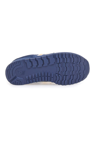 Blaue und gelbe Sneakers mit Doppelriemen New Balance 500