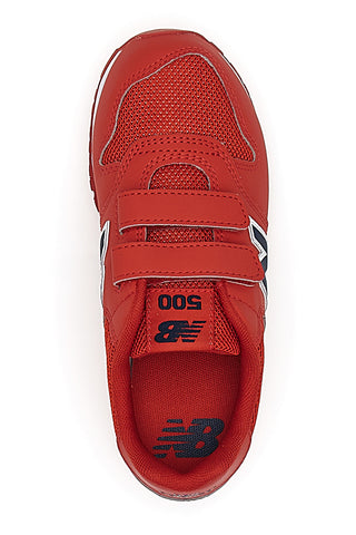 Rote Turnschuhe mit Klettverschluss Rips New Balance PV500CRN