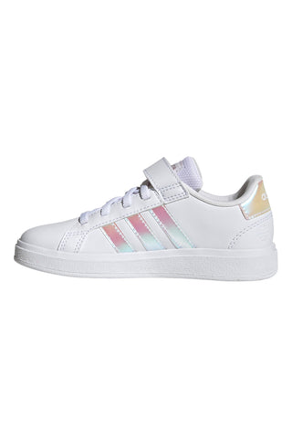 Sneakers Bianche Con Strappo in Velcro Adidas Grand Court 2 El