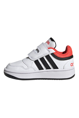Weiße und schwarze Turnschuhe Adidas Hoops 3 Cf I