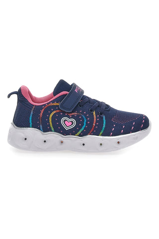 Blaue Turnschuhe mit Lichtern Pitt Kids 23121
