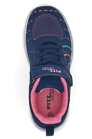 Blaue Turnschuhe mit Lichtern Pitt Kids 23121