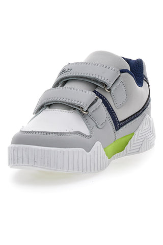 Graue und blaue Turnschuhe mit Lichtern Pitt Kids 22695