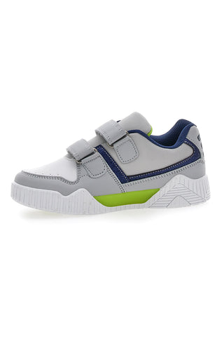 Graue und blaue Turnschuhe mit Lichtern Pitt Kids 22695