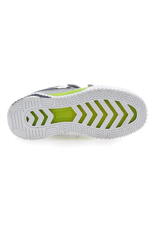 Graue und blaue Turnschuhe mit Lichtern Pitt Kids 22695