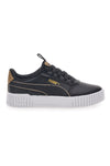 Puma Carina 2 Pop Up Mtlls Ps Schwarze Turnschuhe