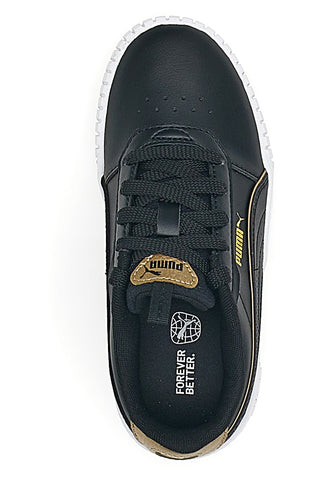 Puma Carina 2 Pop Up Mtlls Ps Schwarze Turnschuhe