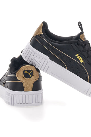 Puma Carina 2 Pop Up Mtlls Ps Schwarze Turnschuhe