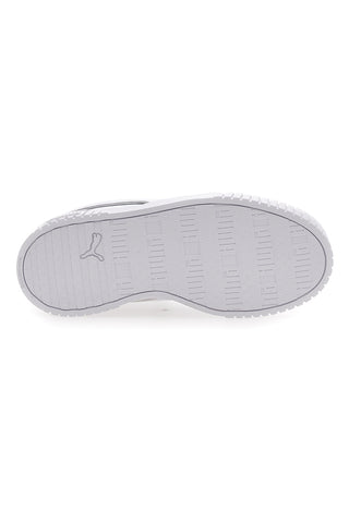 Sneakers Bianche e Argento Platform Puma Carina 2.0 Pop Up Mtllcs Ps