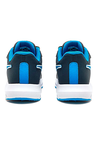 Schwarz-blaue Sneakers mit Klettverschluss DIADORA FALCON 4 SL JR V