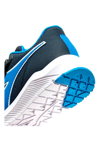Schwarz-blaue Sneakers mit Klettverschluss DIADORA FALCON 4 SL JR V