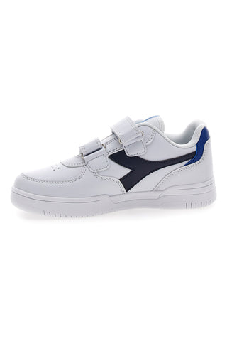 Weiße und blaue Sneakers mit Klettverschluss DIADORA RAPTOR LOW PS