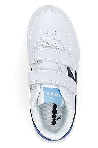 Weiße und blaue Sneakers mit Klettverschluss DIADORA RAPTOR LOW PS