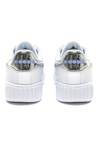 Weiße und hellblaue Turnschuhe Diadora Game Step PS 2