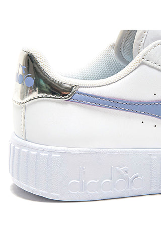 Weiße und hellblaue Turnschuhe Diadora Game Step PS 2