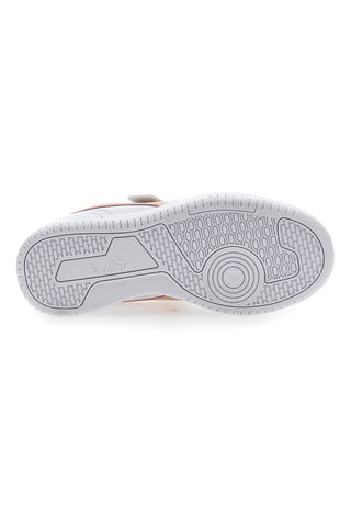 Weiße und rosa Sneaker mit Klettverschluss DIADORA RAPTOR LOW PS