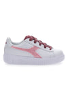 Weiße Sneakers mit roten Schnürsenkeln DIADORA GAME STEP P PS FLUFFY