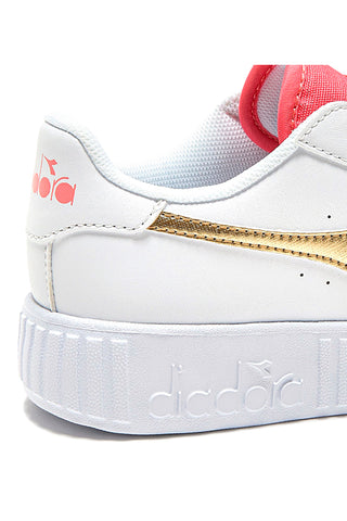 Weiße und rosa Turnschuhe DIADORA GAME STEP P PS GLITCH