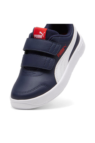 Marineblaue Turnschuhe mit Rissen PUMA COURTFLEX V3 PS