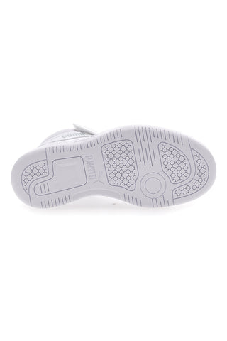 Sneakers Mid-Cut Bianche Con Fascia Laterale Puma Rebound V6 Mid Ac Ps