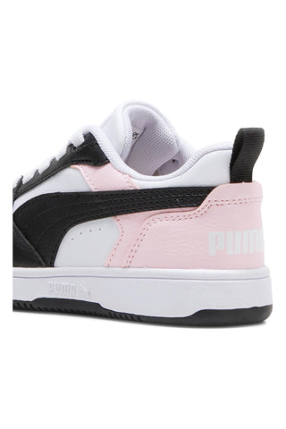 Sneakers bianche, nero, rosa Puma Rebound V6 LO PS