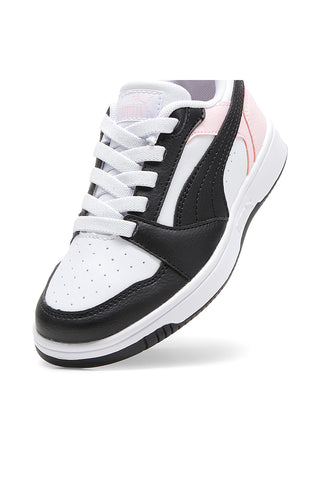 Sneakers bianche, nero, rosa Puma Rebound V6 LO PS