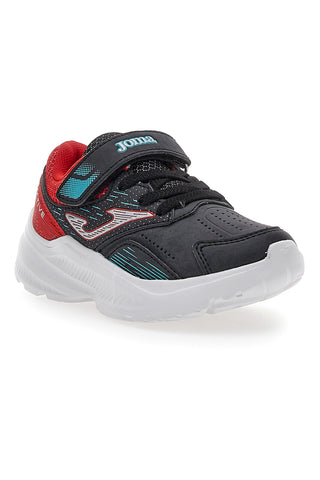 Joma Active Jr 2401 Sneakers in Schwarz und Rot