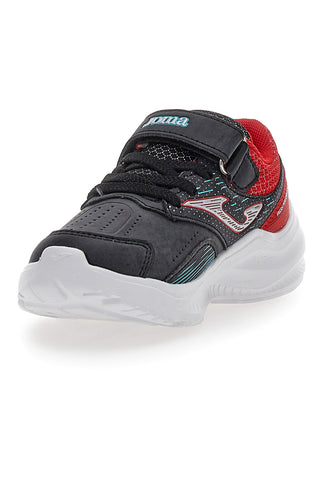 Joma Active Jr 2401 Sneakers in Schwarz und Rot