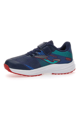 Sneakers blu con disegni a strappo Joma JR30 2403