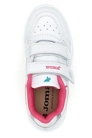 Sneakers Bianche e Rosa Joma W School 2413