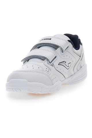 JOMA W.SCHOOL JR 2422 weiße Turnschuhe mit Tränen