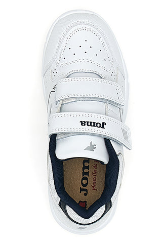 JOMA W.SCHOOL JR 2422 weiße Turnschuhe mit Tränen