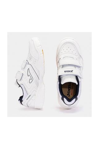 JOMA W.SCHOOL JR 2422 weiße Turnschuhe mit Tränen