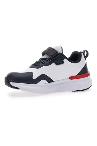 Sneakers bianche e blu con velcro CHAMPION BOLD WINTER B PS