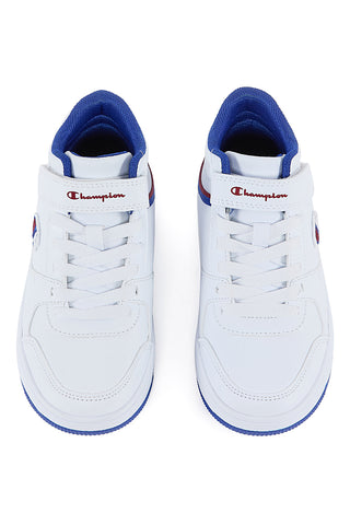 Champion RD18 MID B PS Mid-Cut-Sneaker in Weiß und Blau