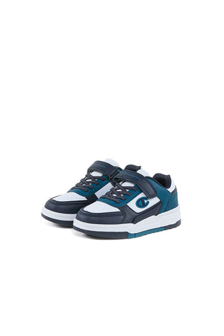 Weiße und blaue Turnschuhe Champion Rd18 Heritage B Ps