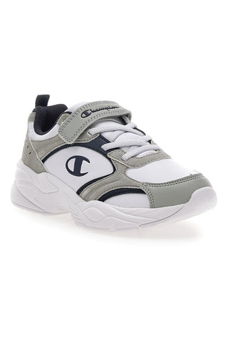 Sneakers Bianche e Grigie con Velcro CHAMPION COUNT B PS