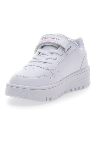 Sneakers Bianche e Rosa con Platform CHAMPION RD18 PLATFORM GLITTER G PS