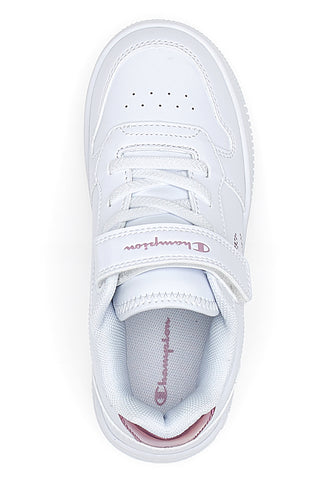 Sneakers Bianche e Rosa con Platform CHAMPION RD18 PLATFORM GLITTER G PS