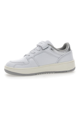 Sneakers Bianche Con Velcro Champion Rd18 Foil Low Ps