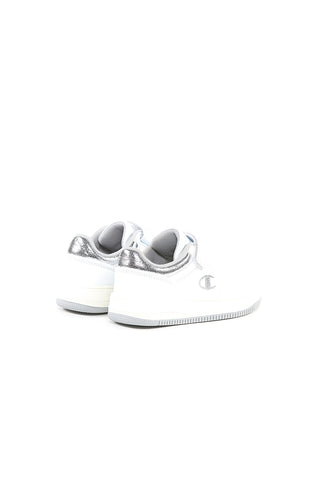 Sneakers Bianche Con Velcro Champion Rd18 Foil Low Ps
