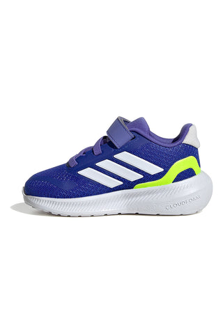 Blaue und weiße Schuhe für erste Schritte Adidas Runfalcon 5 EL I