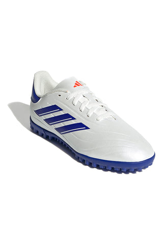 Blaue Turnschuhe mit weißen und hellblauen Details und Tränen Adidas Tensaur Sport 2.0 CF I